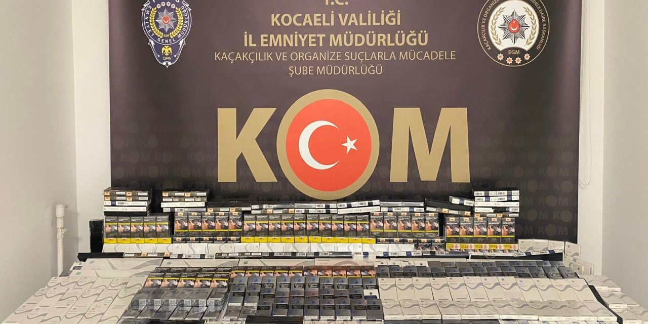 700 paket kaçak sigara ele geçirildi