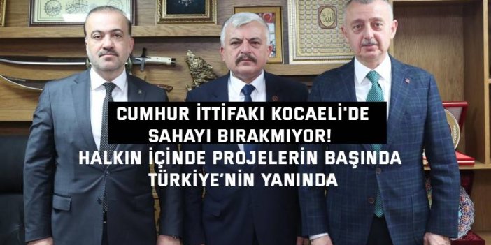 Cumhur İttifakı Kocaeli’de sahayı bırakmıyor! Halkın içinde Projelerin başında Türkiye’nin yanında