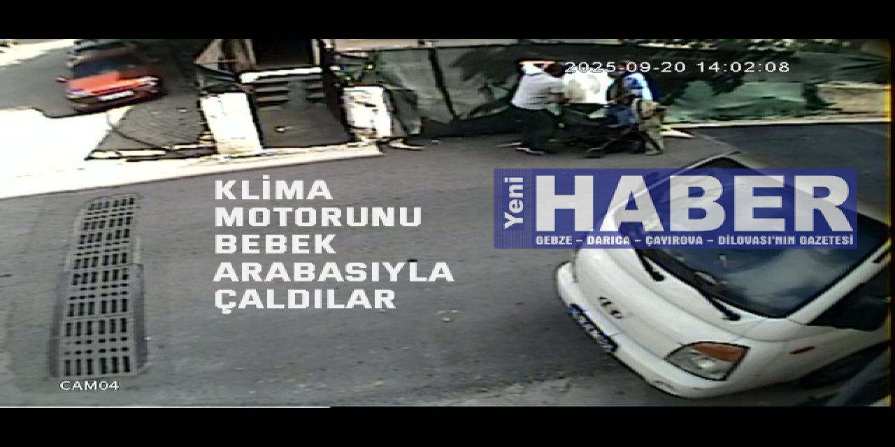Klima Motorunu Bebek Arabasıyla Çaldılar