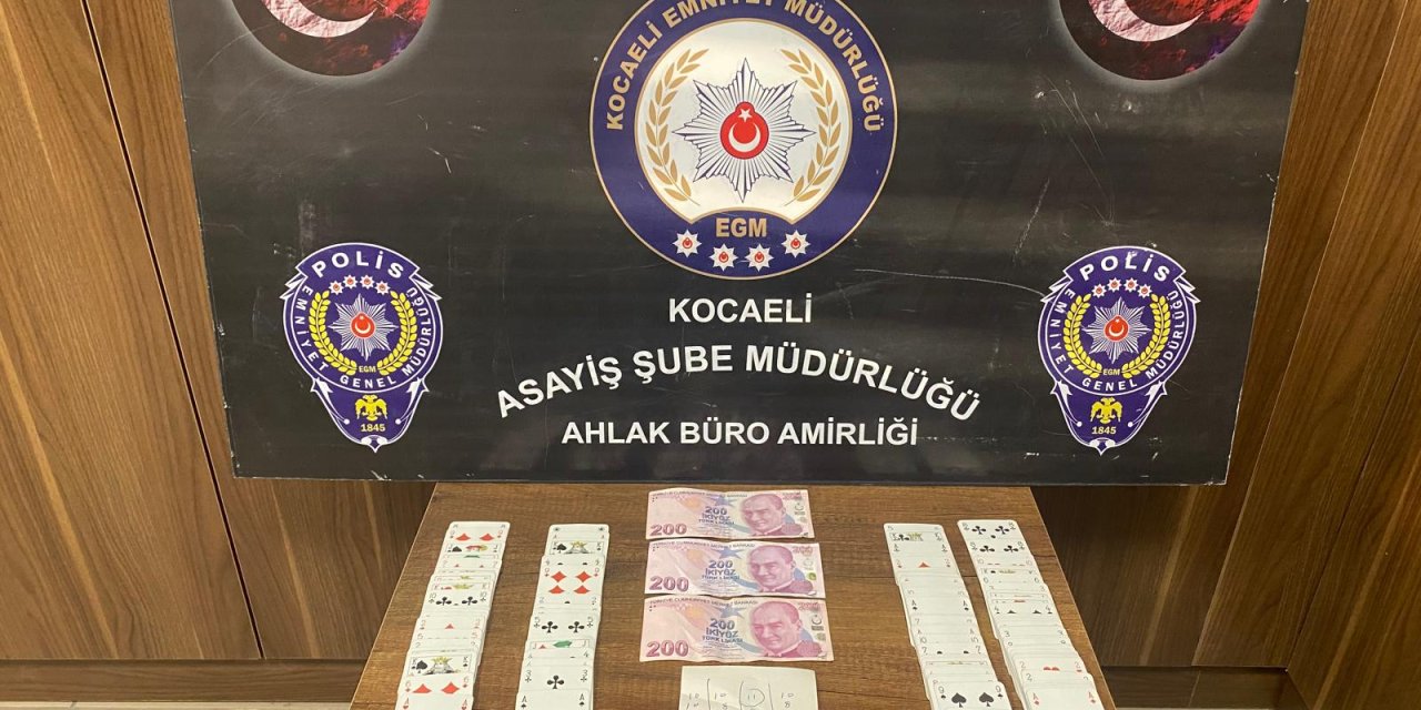 Dilovası’nda kumar operasyonu