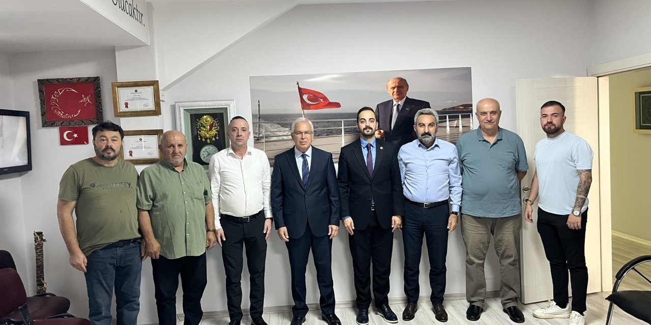Kaymakam Dönmez'den  MHP’ye İade-i Ziyaret