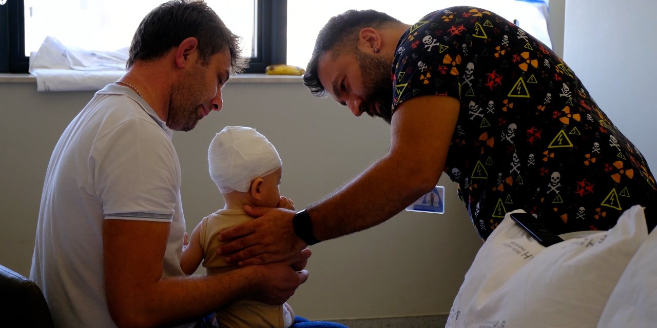 Kafa Travması Geçiren  Çınar Bebek Kurtarıldı