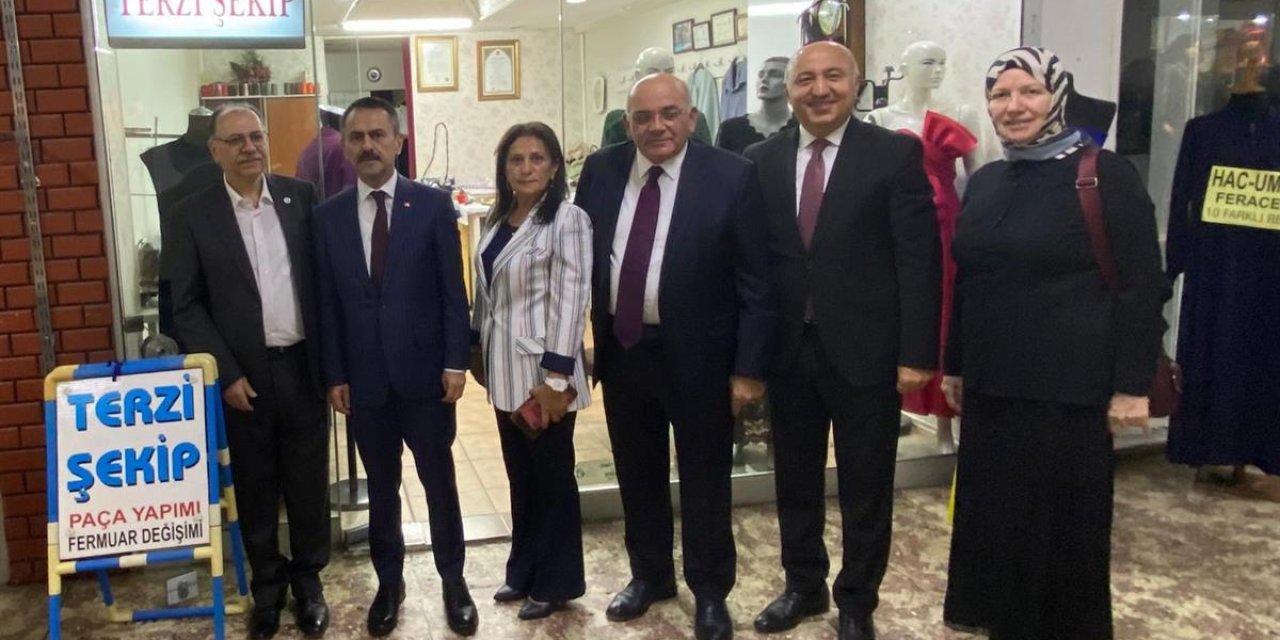 Vali İlhami Aktaş, Terzi  Şekip Atay’ı ziyaret etti