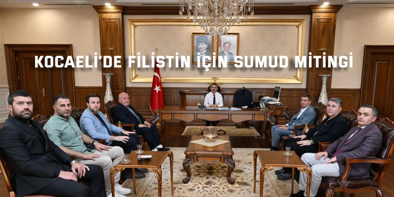 Kocaeli’de Filistin için SUMUD Mitingi