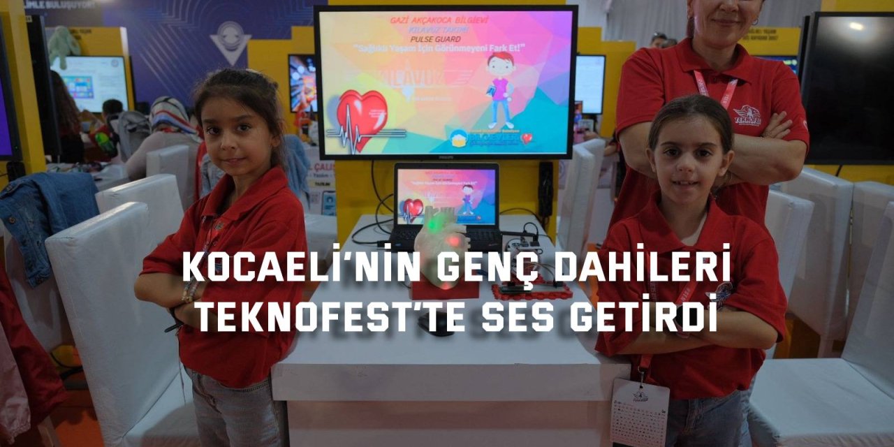 Kocaeli’nin genç dahileri TEKNOFEST’te ses getirdi