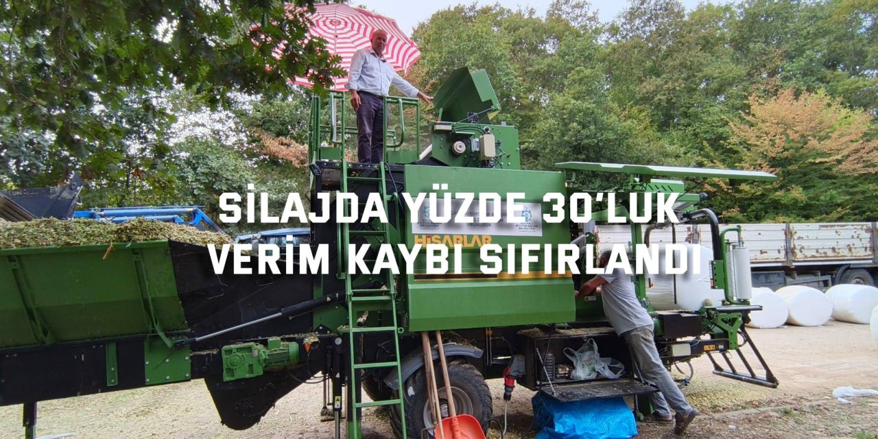 Silajda yüzde 30’luk  verim kaybı sıfırlandı