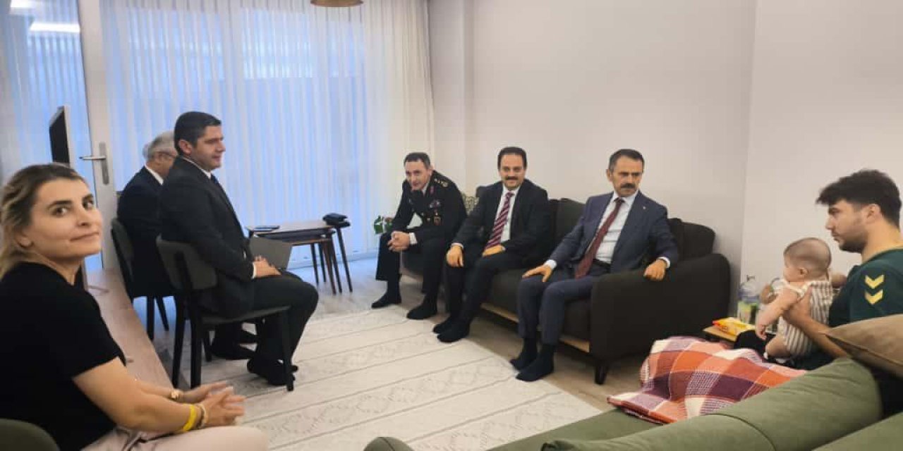 Vali İlhami Aktaş, Gaziyi Ziyaret Etti