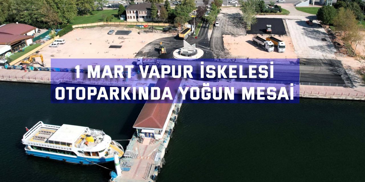 1 Mart Vapur İskelesi  otoparkında yoğun mesai