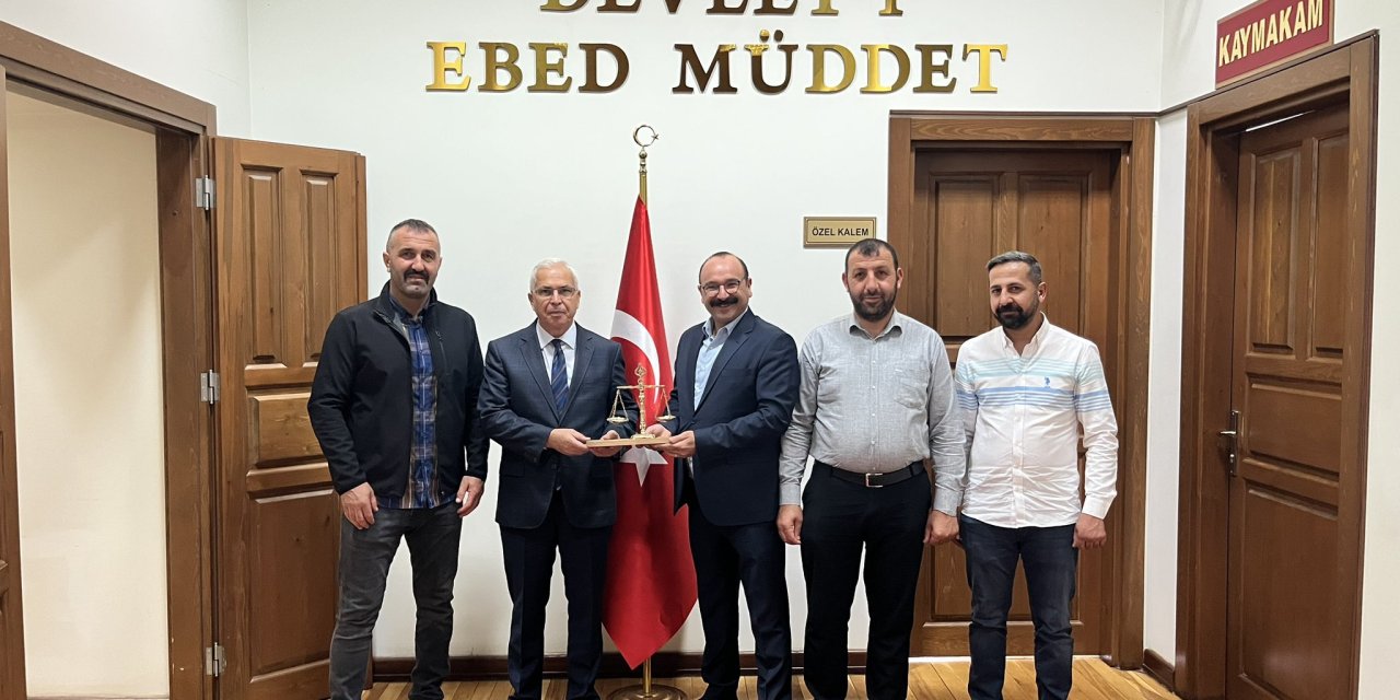 Kaymakam Dönmez'e  'Hayırlı Olsun' Ziyareti