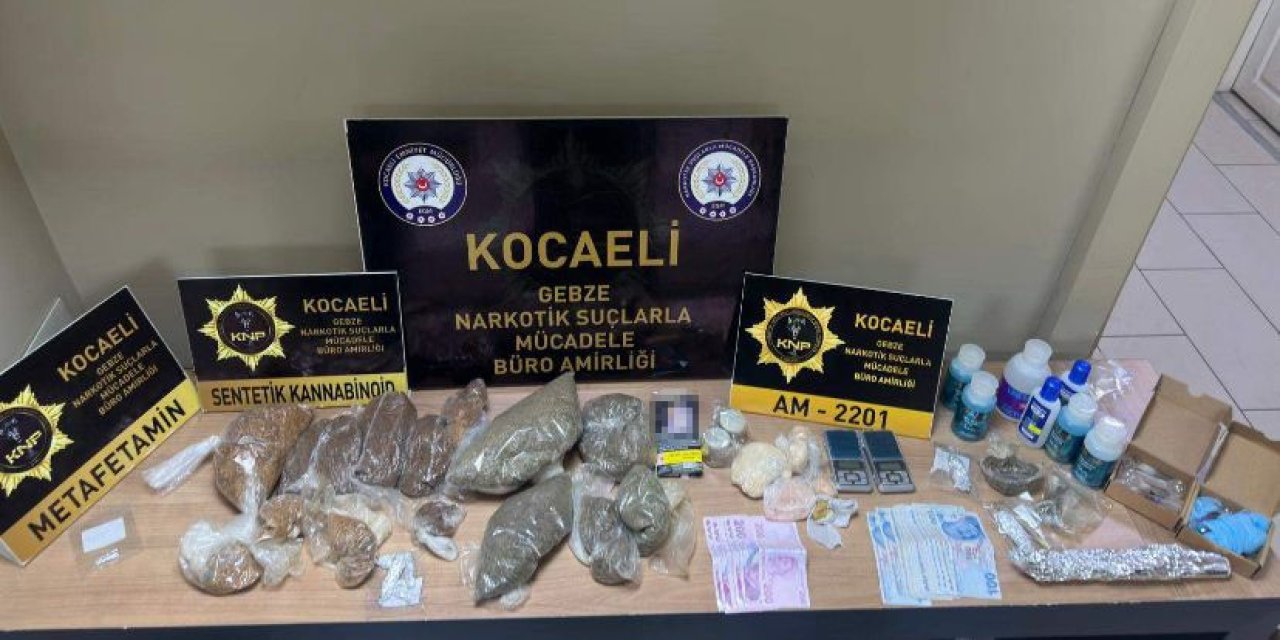 Kocaeli'de narkotik operasyonu: 8 gözaltı