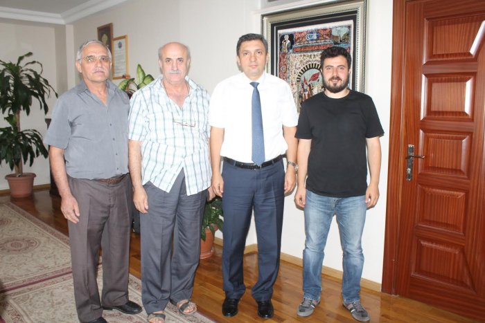Dilçev’den Kaymakam Şahin’e ziyaret