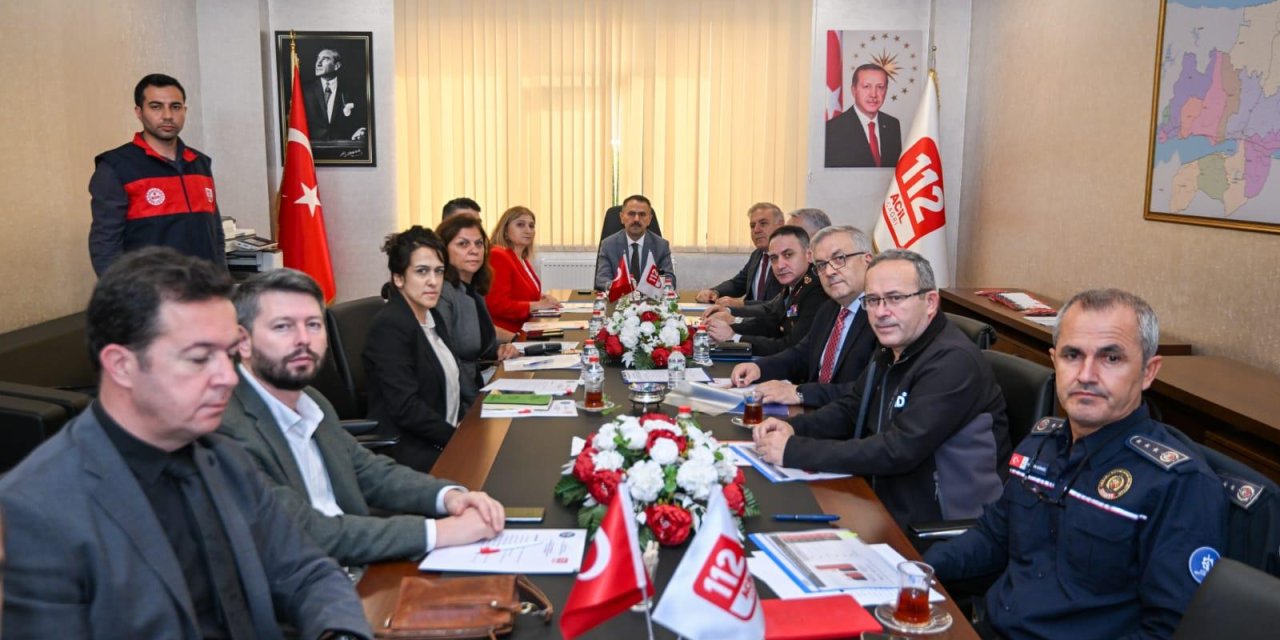 Toplantı Vali Aktaş Başkanlığında Yapıldı