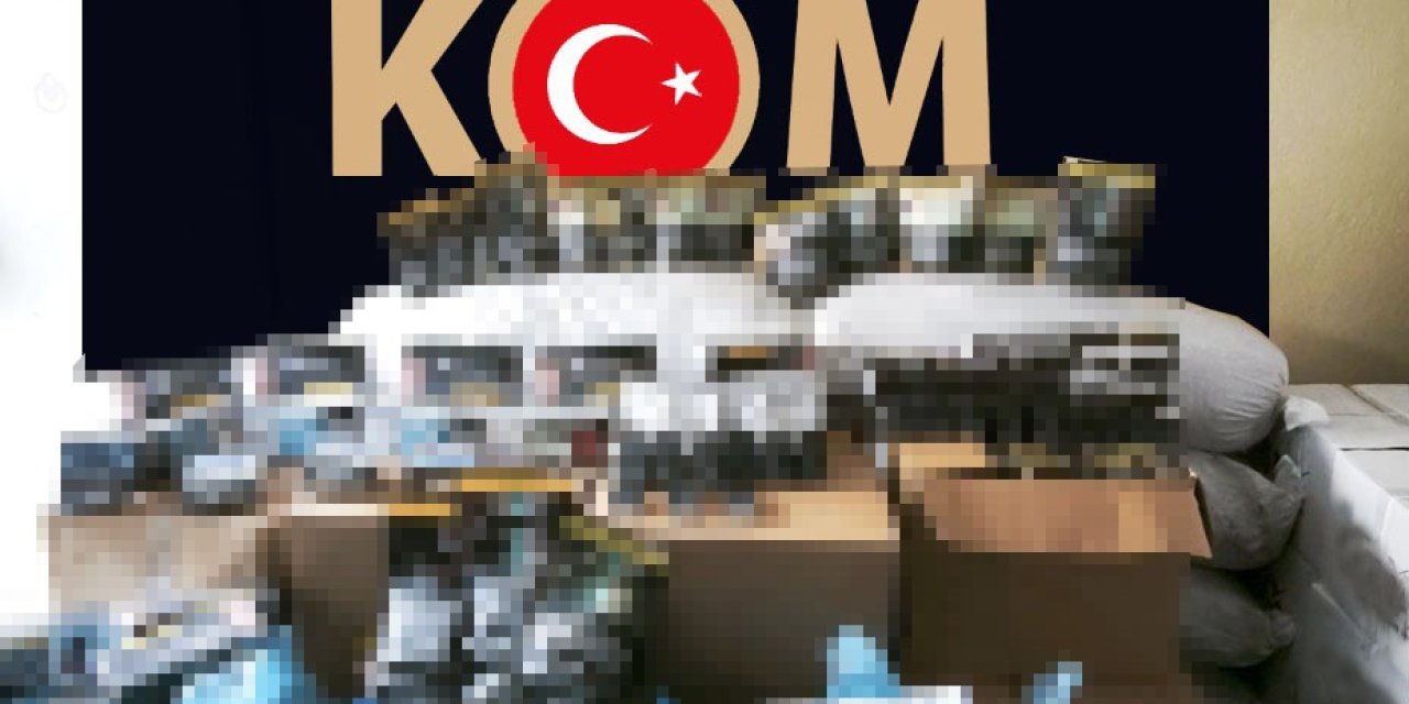Kocaeli'de kaçak tütün ve elektronik sigara operasyonu