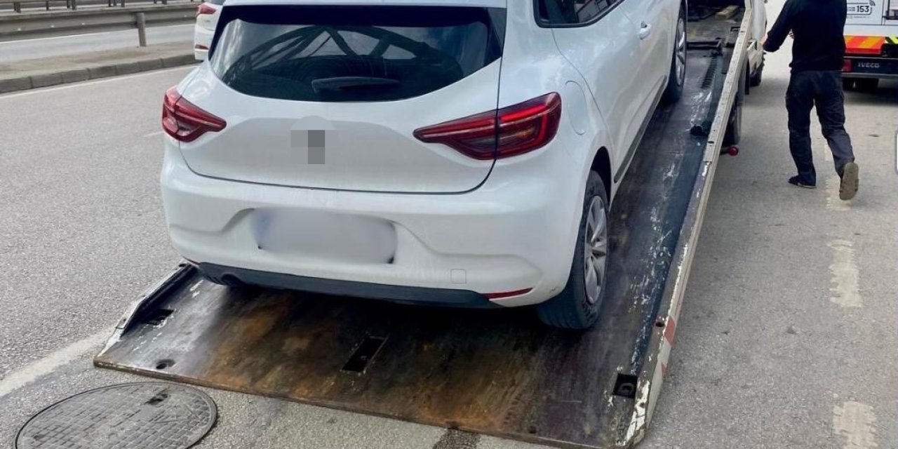 Kocaeli'de korsan taşımacılık yapan sürücüye ceza kesildi