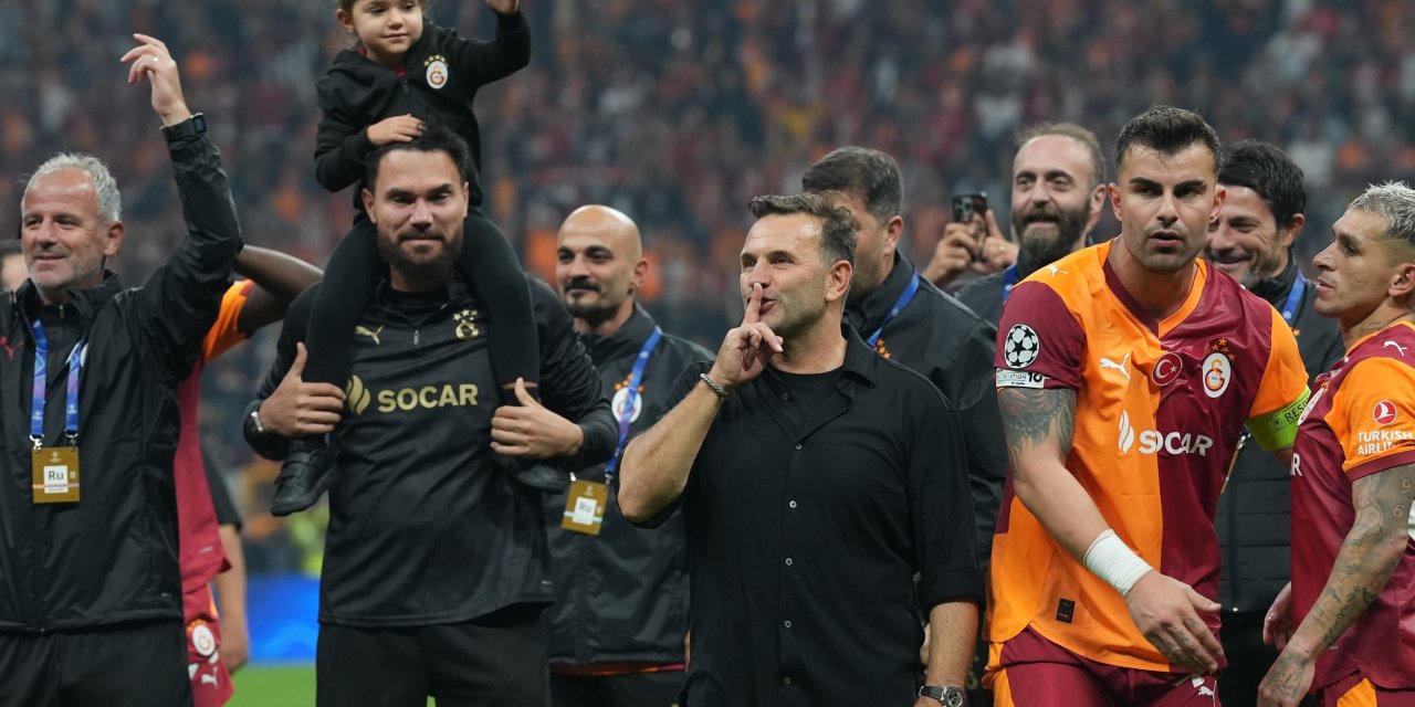Galatasaray'da Liverpool galibiyeti sevinci