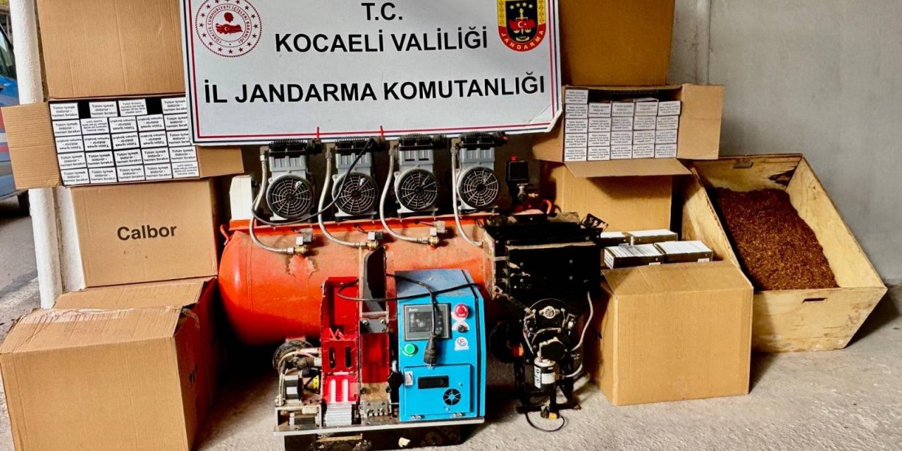 1 Milyon TL'lik kaçak ürün ele geçirildi