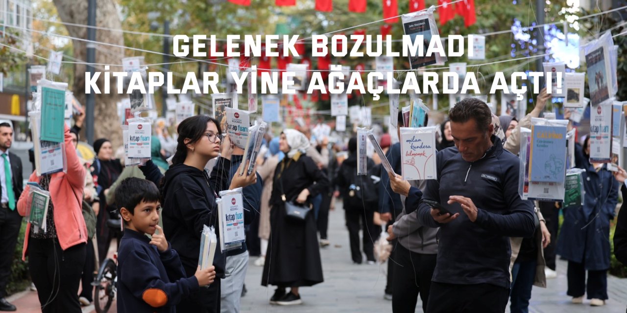 Gelenek bozulmadı, kitaplar yine ağaçlarda açtı!