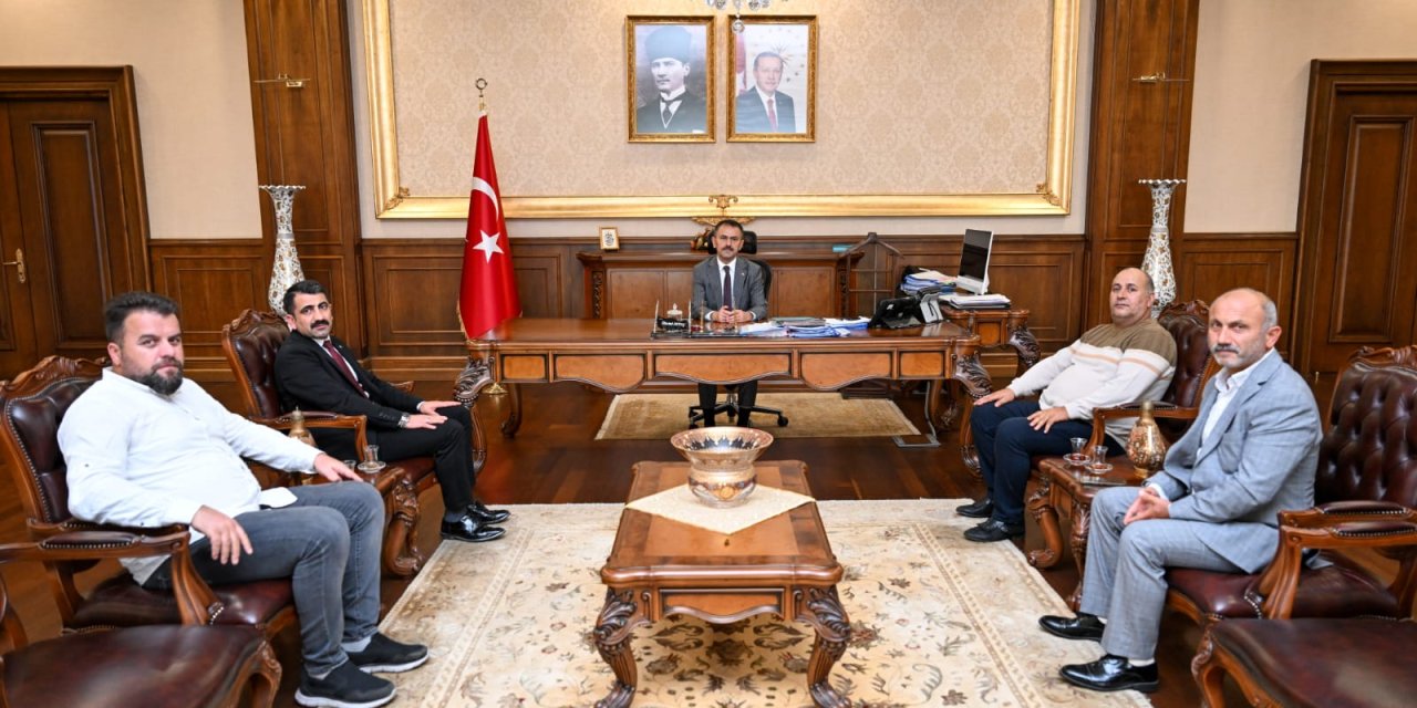 Kocaeli Servis Araçları Esnaf  Odasından Vali Aktaş’a Ziyaret