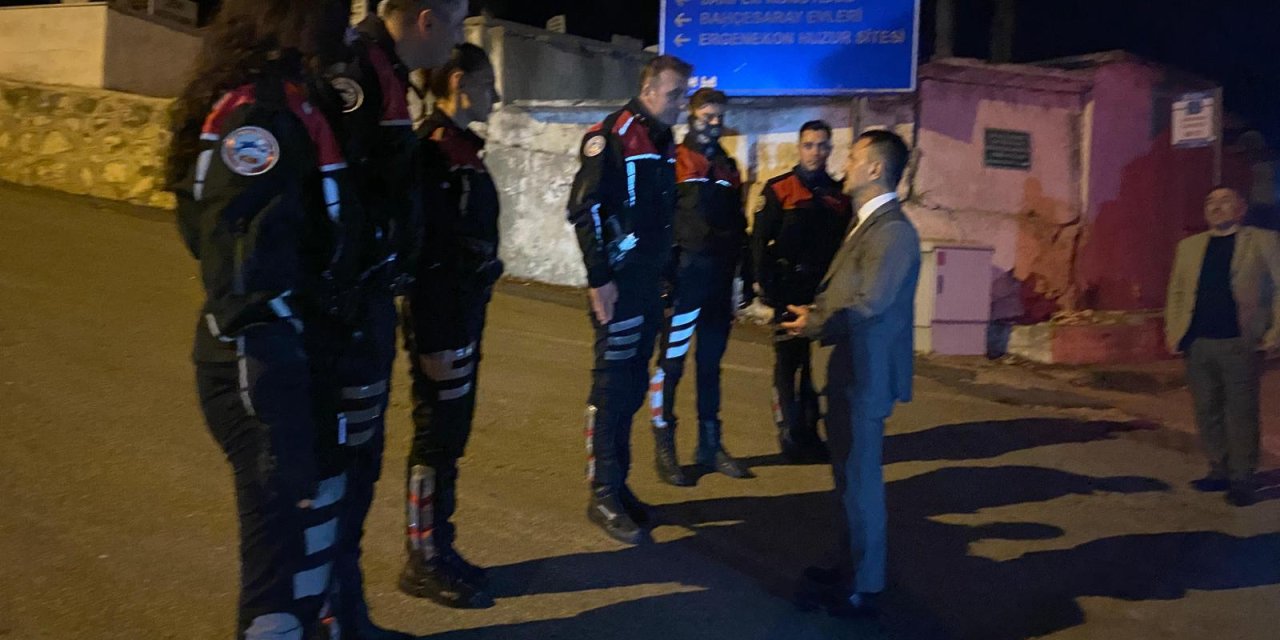 Ekiplerimiz 24 saat sahada