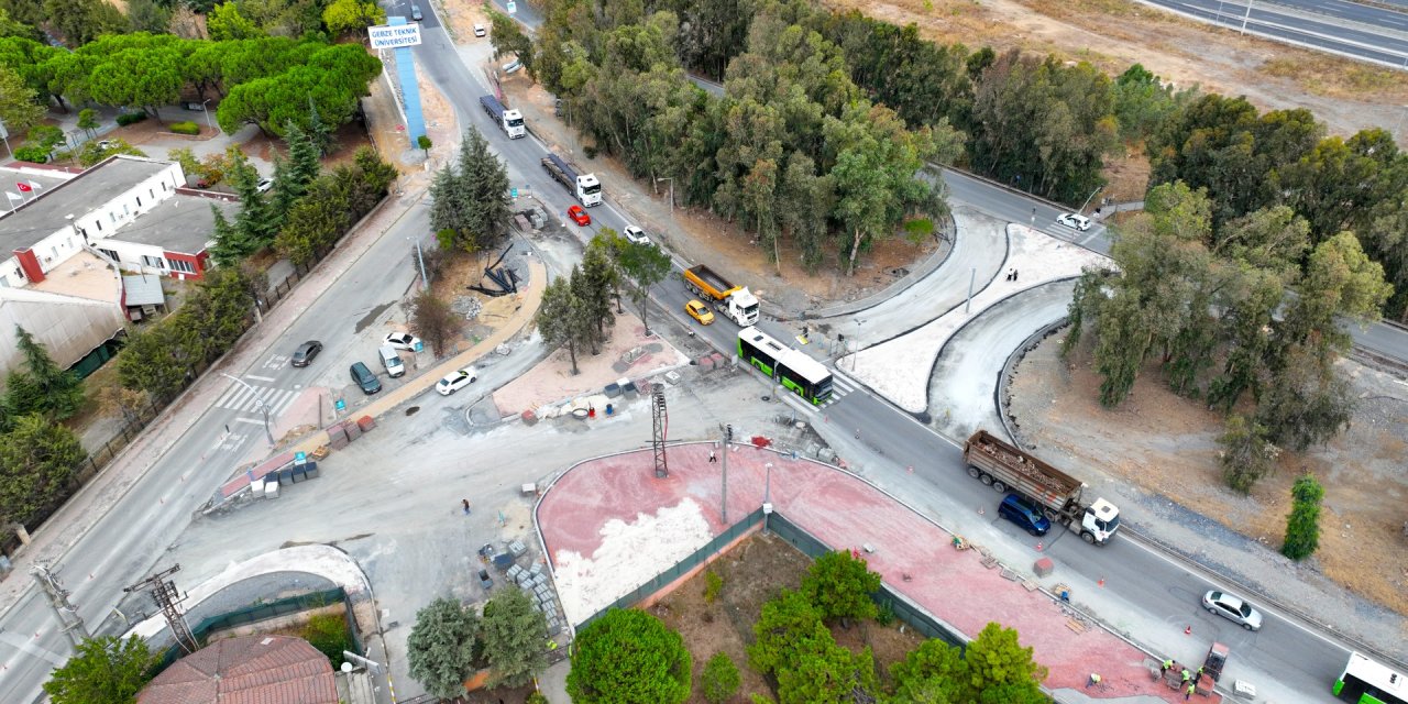 GTÜ Kavşağı yeni haliyle trafiği rahatlatacak