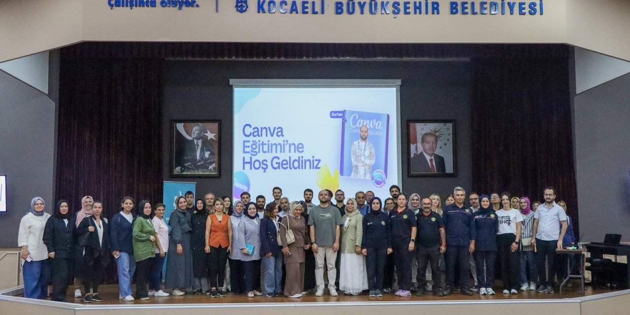 Büyükşehir personeli “Canva” eğitimi aldı