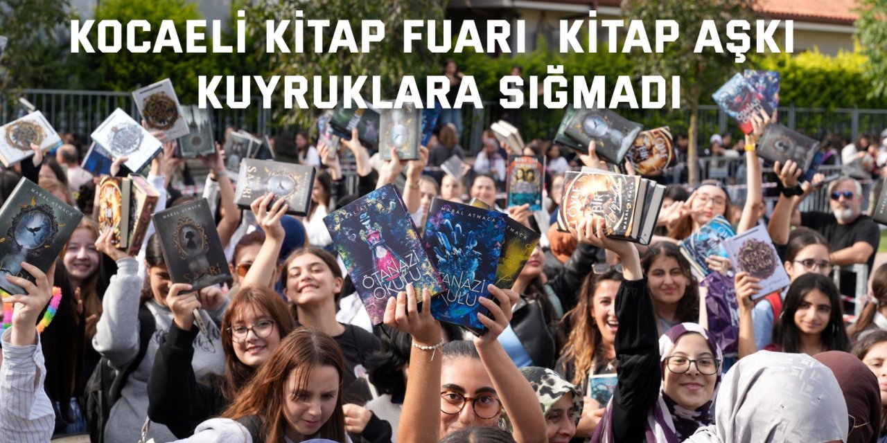 KOCAELİ KİTAP FUARI  Kitap aşkı kuyruklara sığmadı
