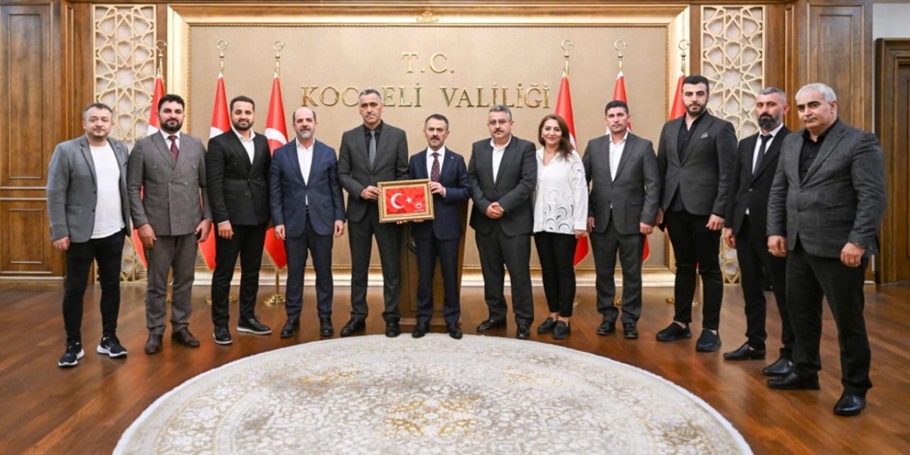 Vali İlhami Aktaş'ı Ziyaret Ettiler