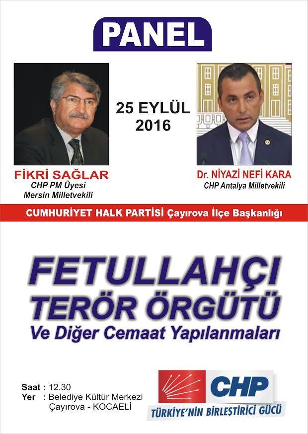 CHP Çayırova’dan FETÖ paneli