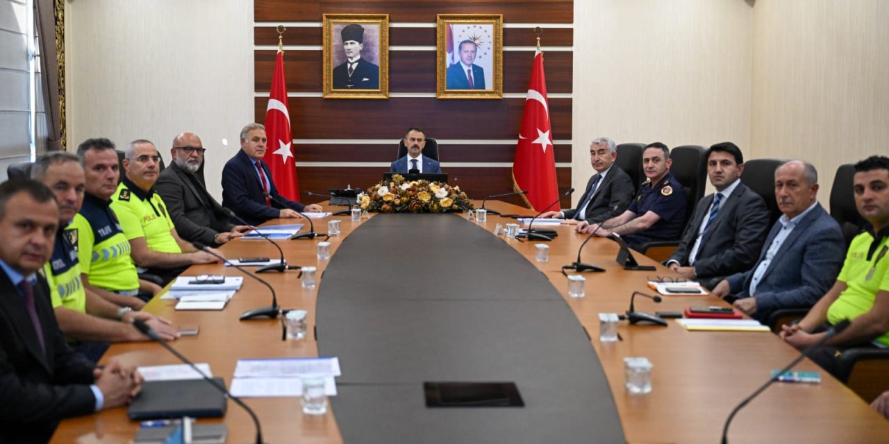 Toplantı, Vali Aktaş Başkanlığında Yapıldı