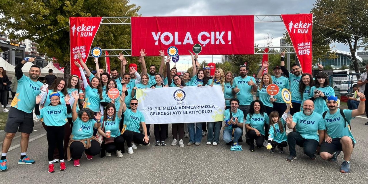 Adımlarını TEGV çocukları için attılar