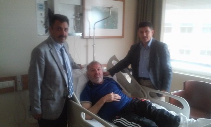 Şahin’e geçmiş olsun ziyareti