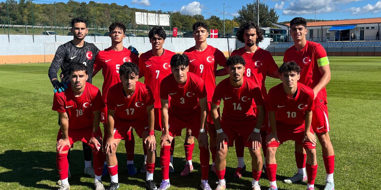 U19 Milli Futbol Takımı,  Danimarka'ya mağlup oldu