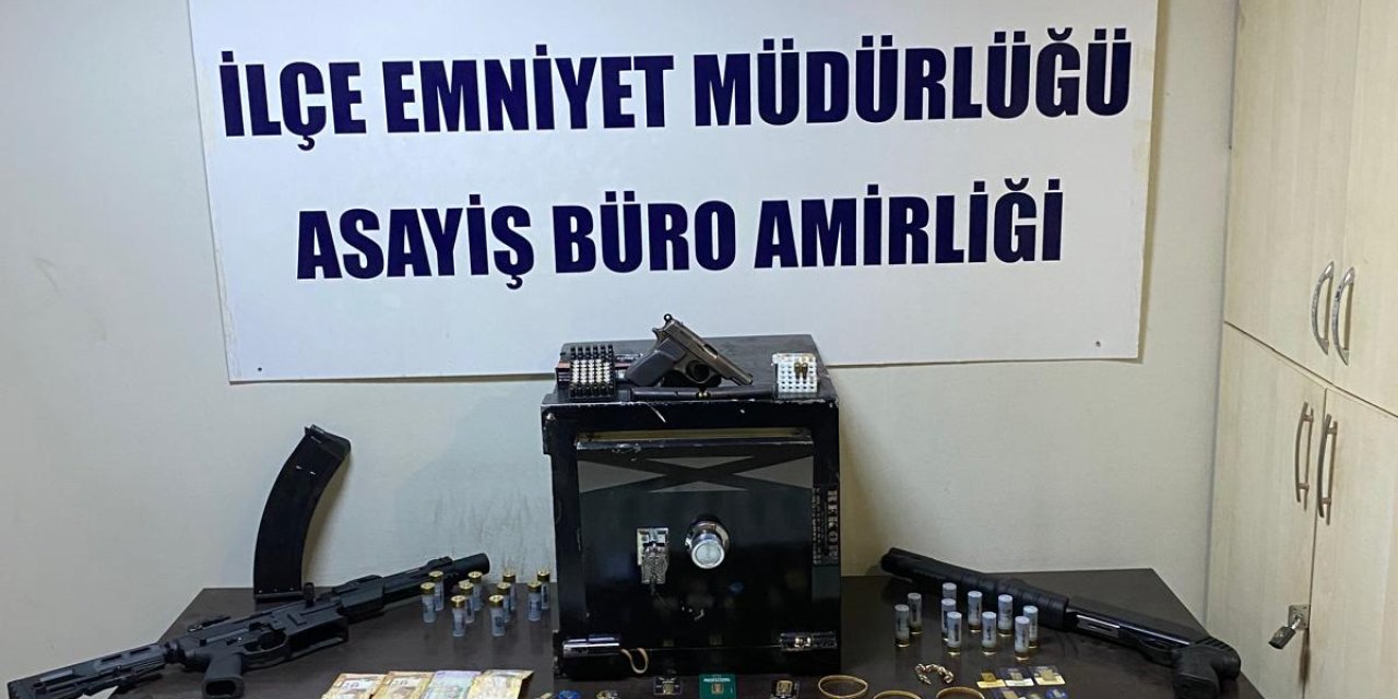 Çelik kasa hırsızları operasyonla yakalandı