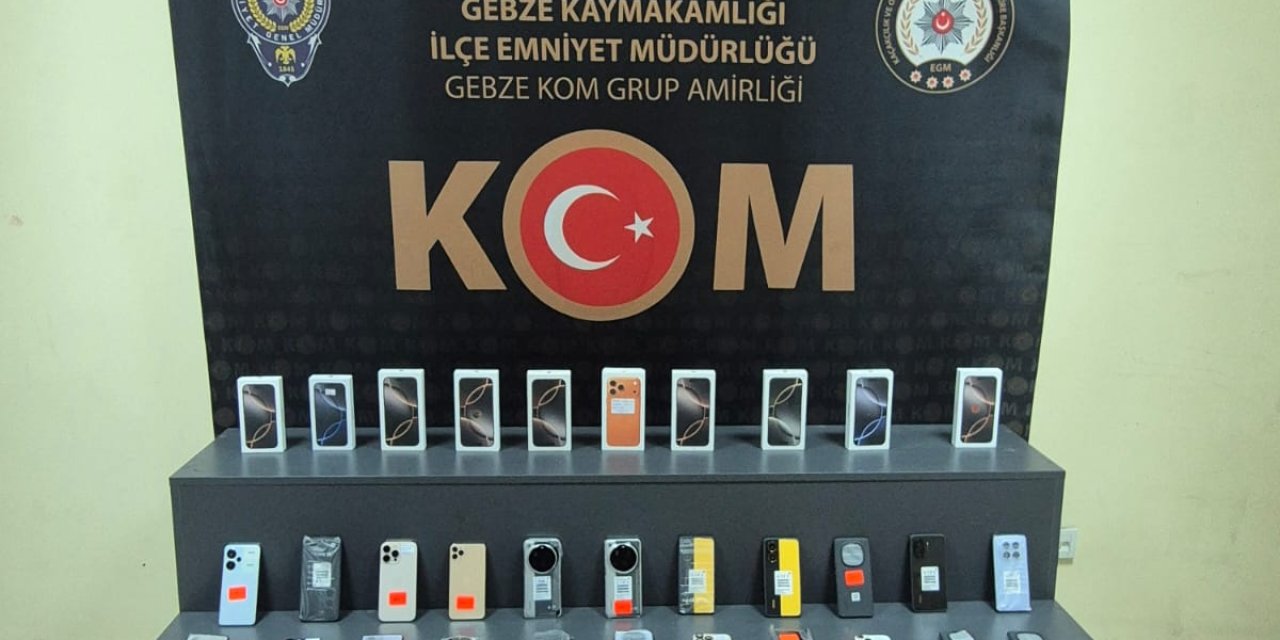 Dilovası’nda 3 Milyon TL Değerinde Kaçak Cep Telefonu Ele Geçirildi