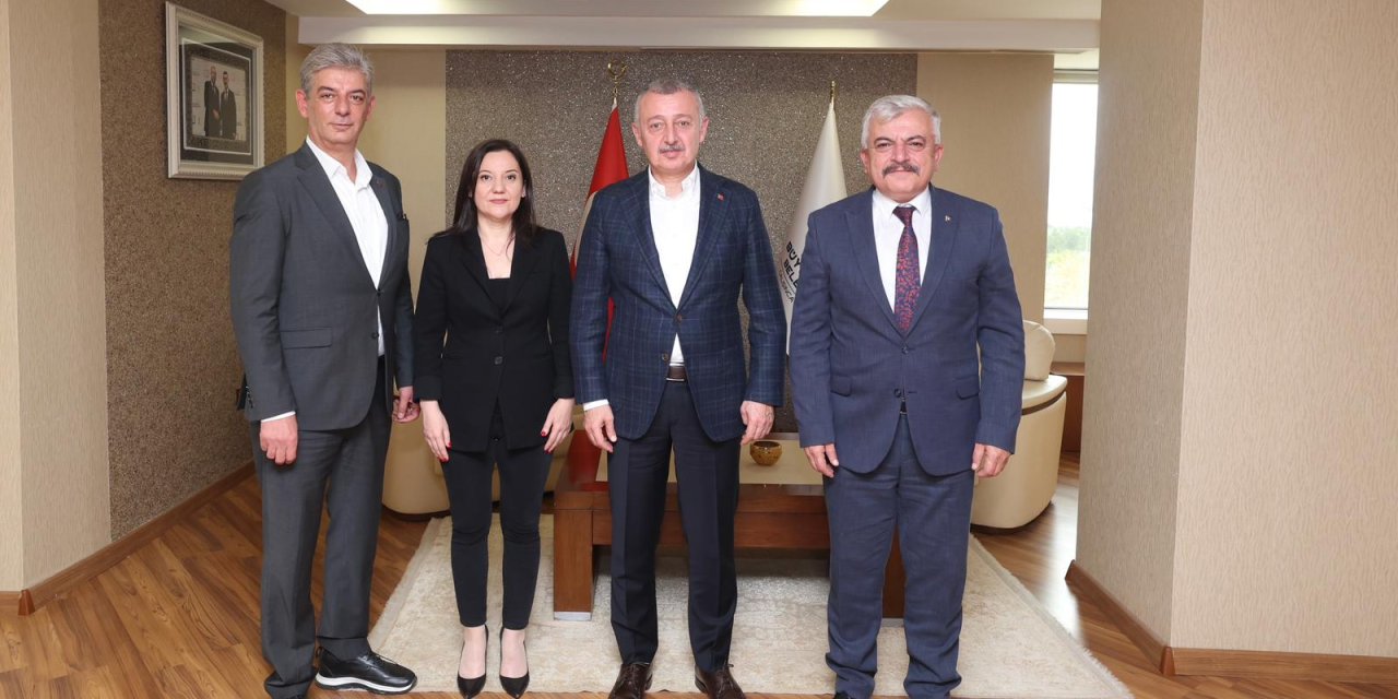 Türkgün Heyetinden  Başkan Büyükakın’a ziyaret