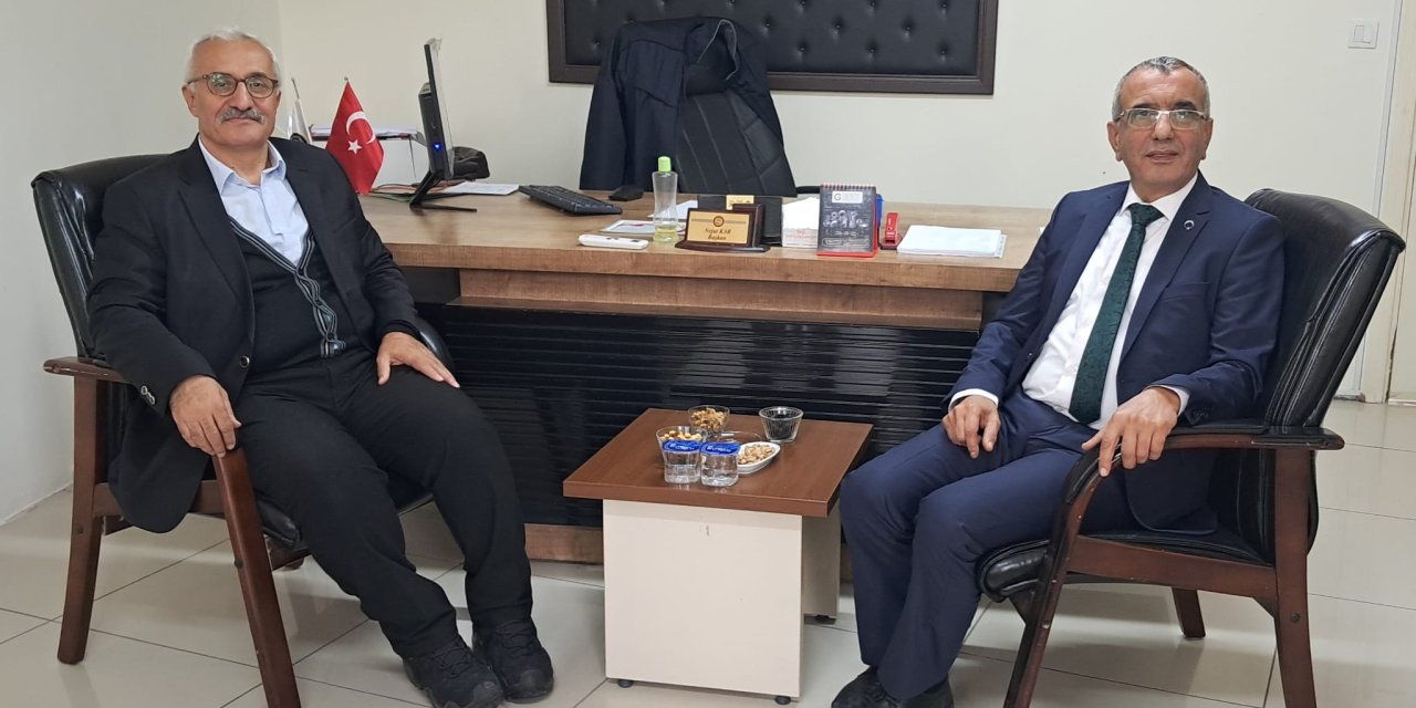 Kaymakamı Özyiğit’ten, Nejat Kar’a Ziyaret