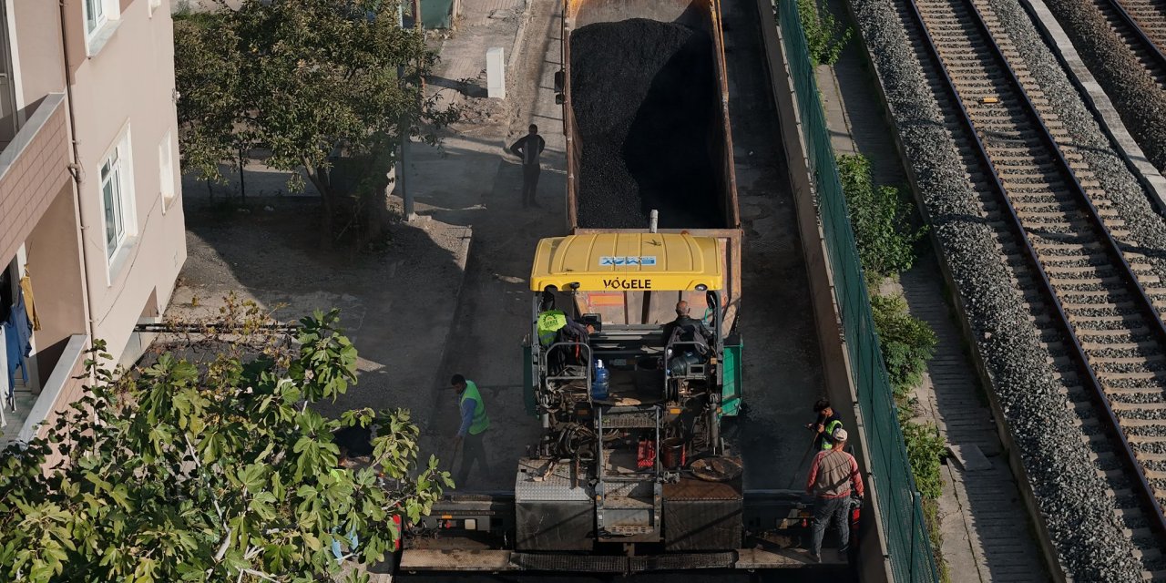 Gebze’de Asfalt Mesaisi Sürüyor