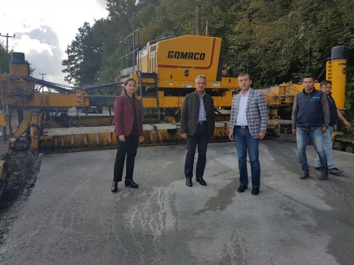 Köşker’den köy yollarında denetim