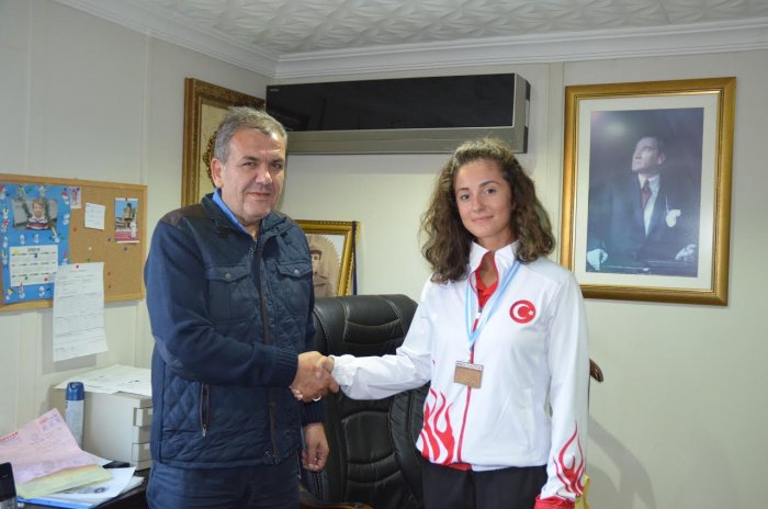 Milli sporcudan Gürbulak Nakliyat’a teşekkür ziyareti