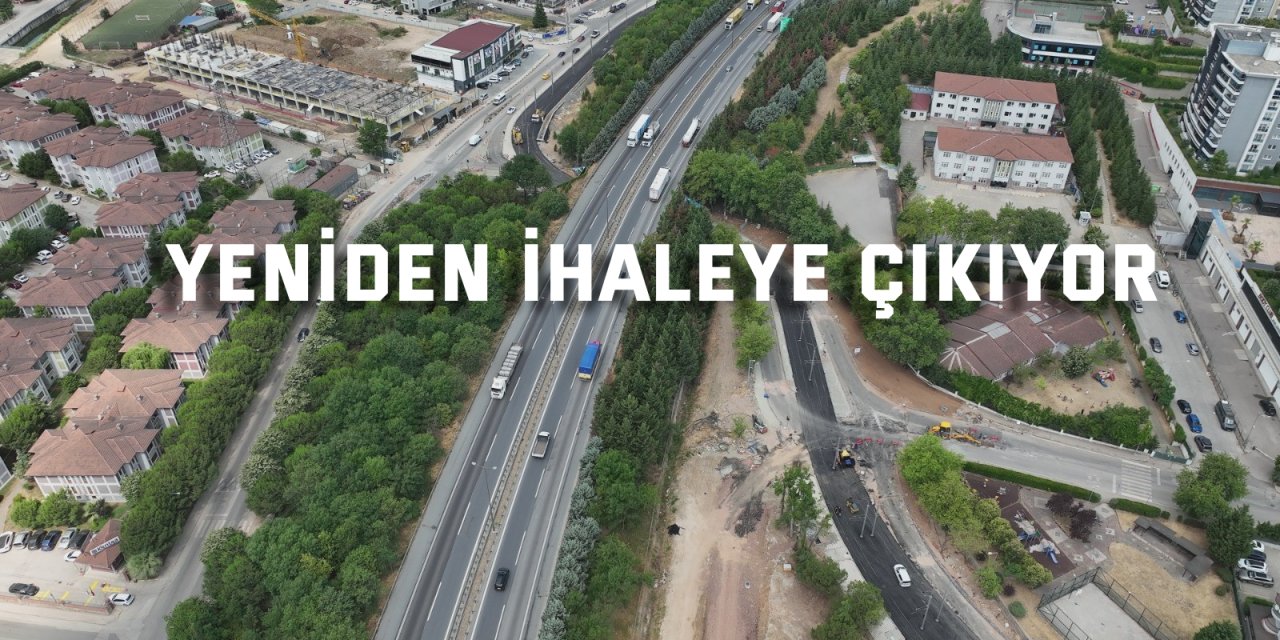 Alikahya alt geçit projesi yeniden ihaleye çıkıyor