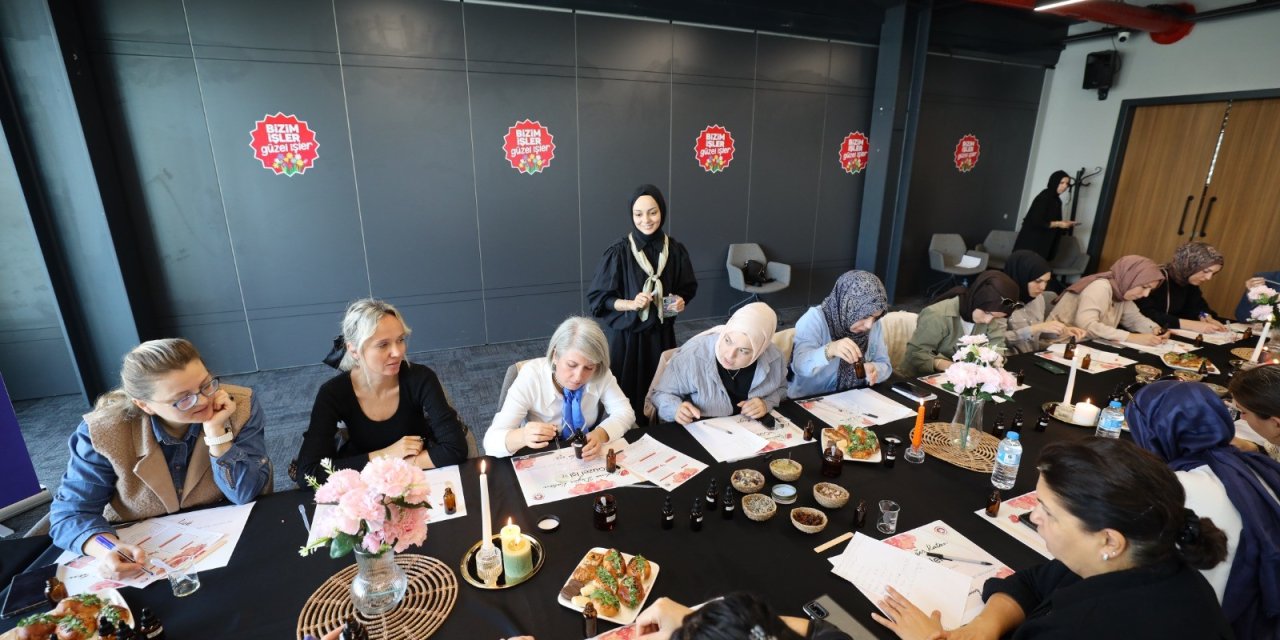 Kadınlara aromaterapi eğitimi