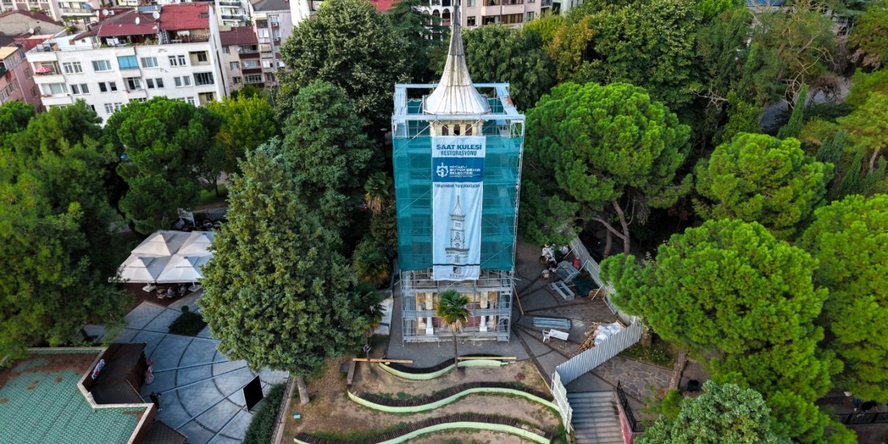 İzmit Saat Kulesi’nde titiz çalışma
