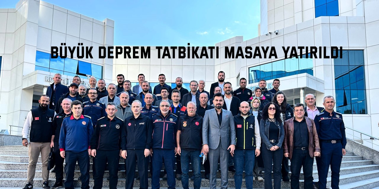 Büyük deprem tatbikatı masaya yatırıldı