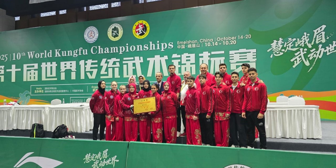 Türkiye Wushu Milli Takımı  dünya şampiyonu oldu