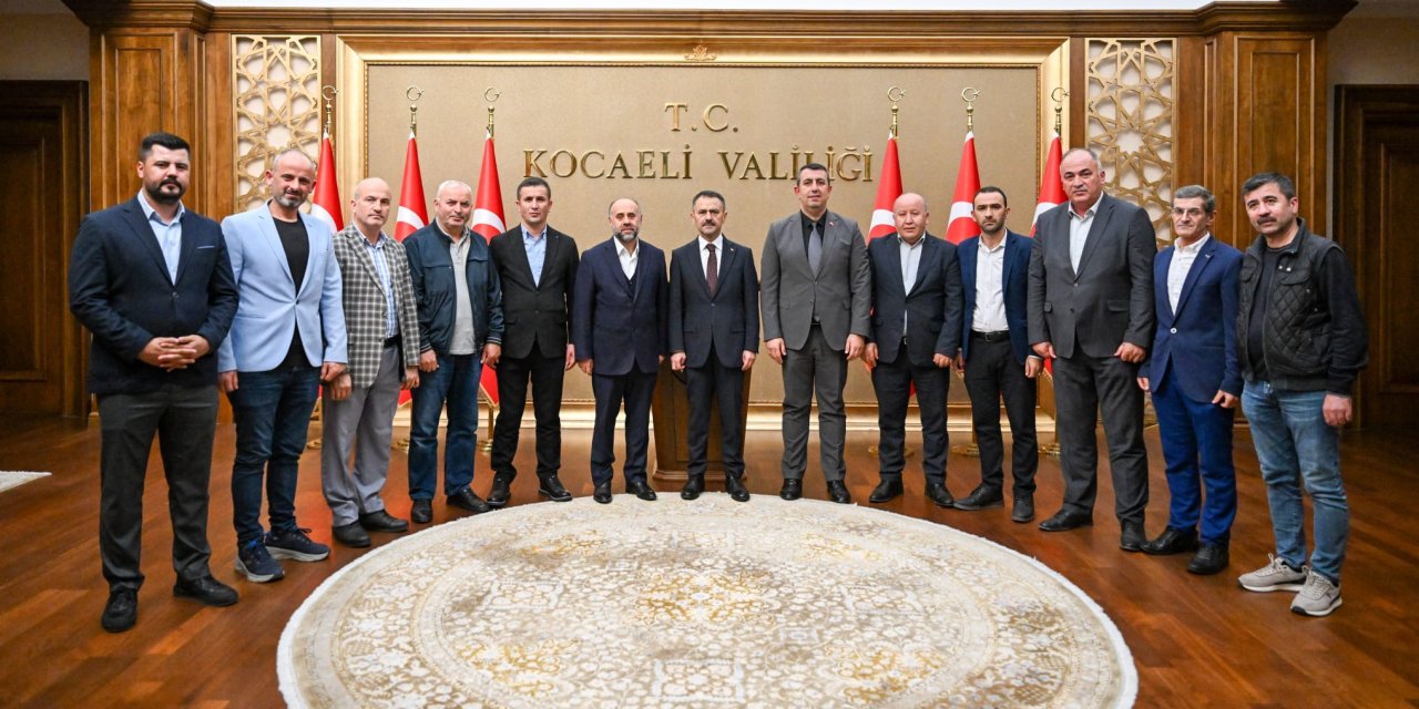 Kocaeli Tokatlılar Federasyonu'ndan Vali Aktaş'a Ziyaret