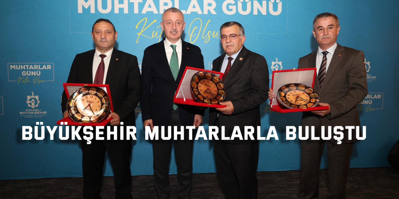 Büyükşehir muhtarlarla buluştu