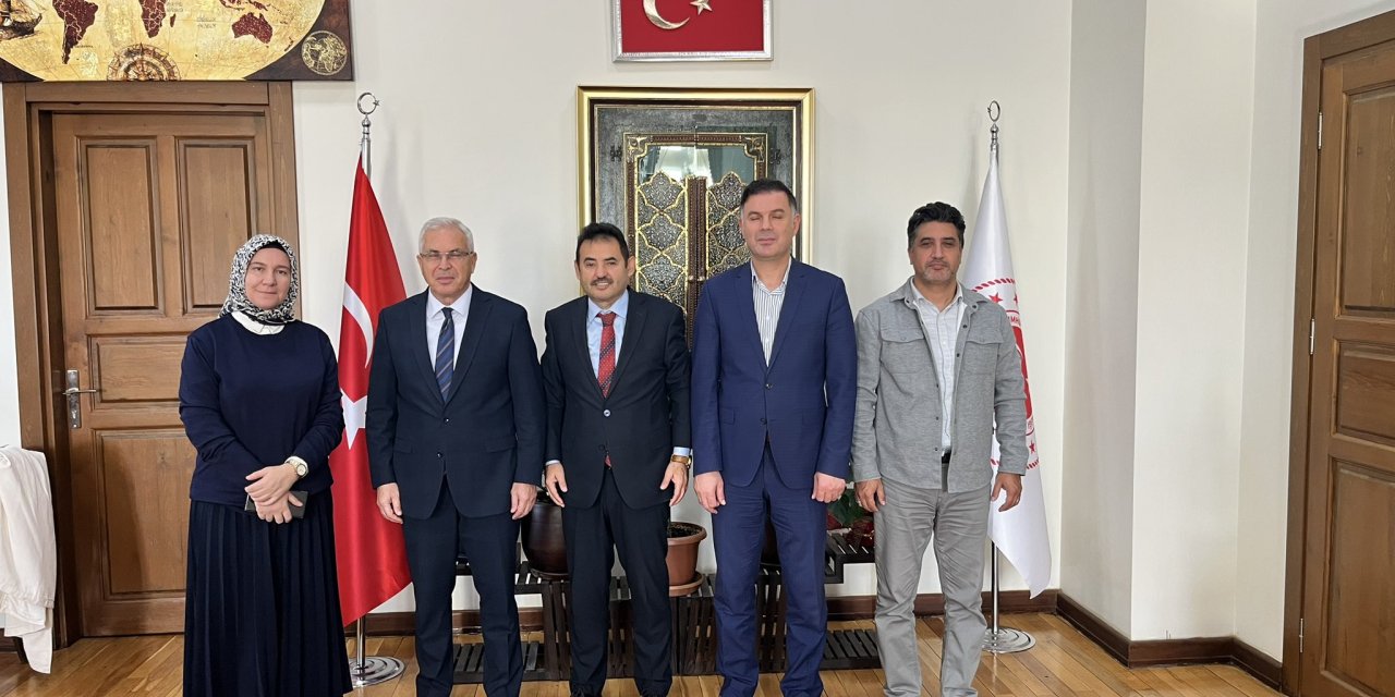 Kaymakam Dönmez'e Nezaket Ziyareti