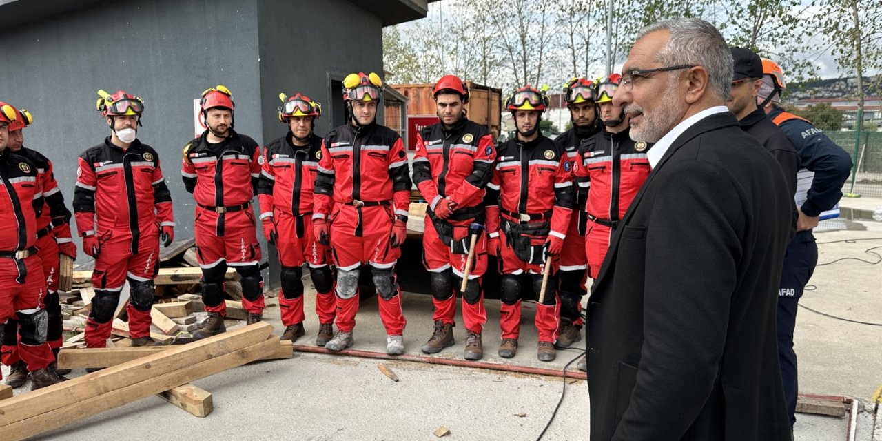 AFAD ve Kocaeli İtfaiyesi’nden ortak eğitim hamlesi