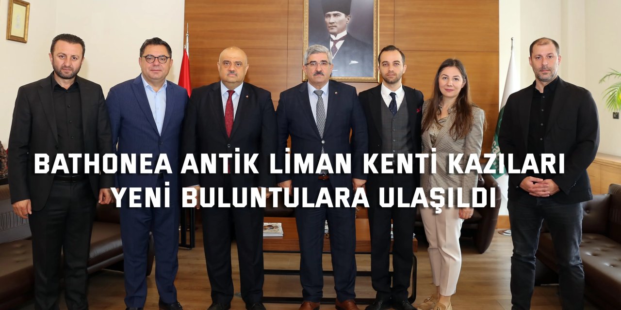 BATHONEA ANTİK LİMAN KENTİ KAZILARI    Yeni Buluntulara Ulaşıldı