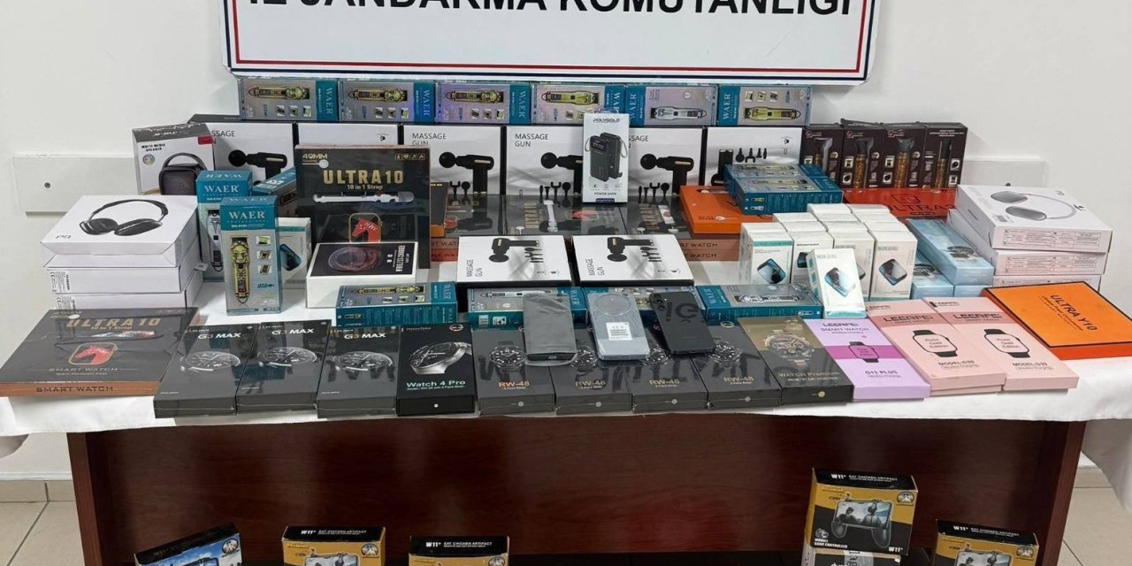 Kocaeli Jandarmadan 2,5 Milyon TL’lik Kaçak Ürün  Operasyon